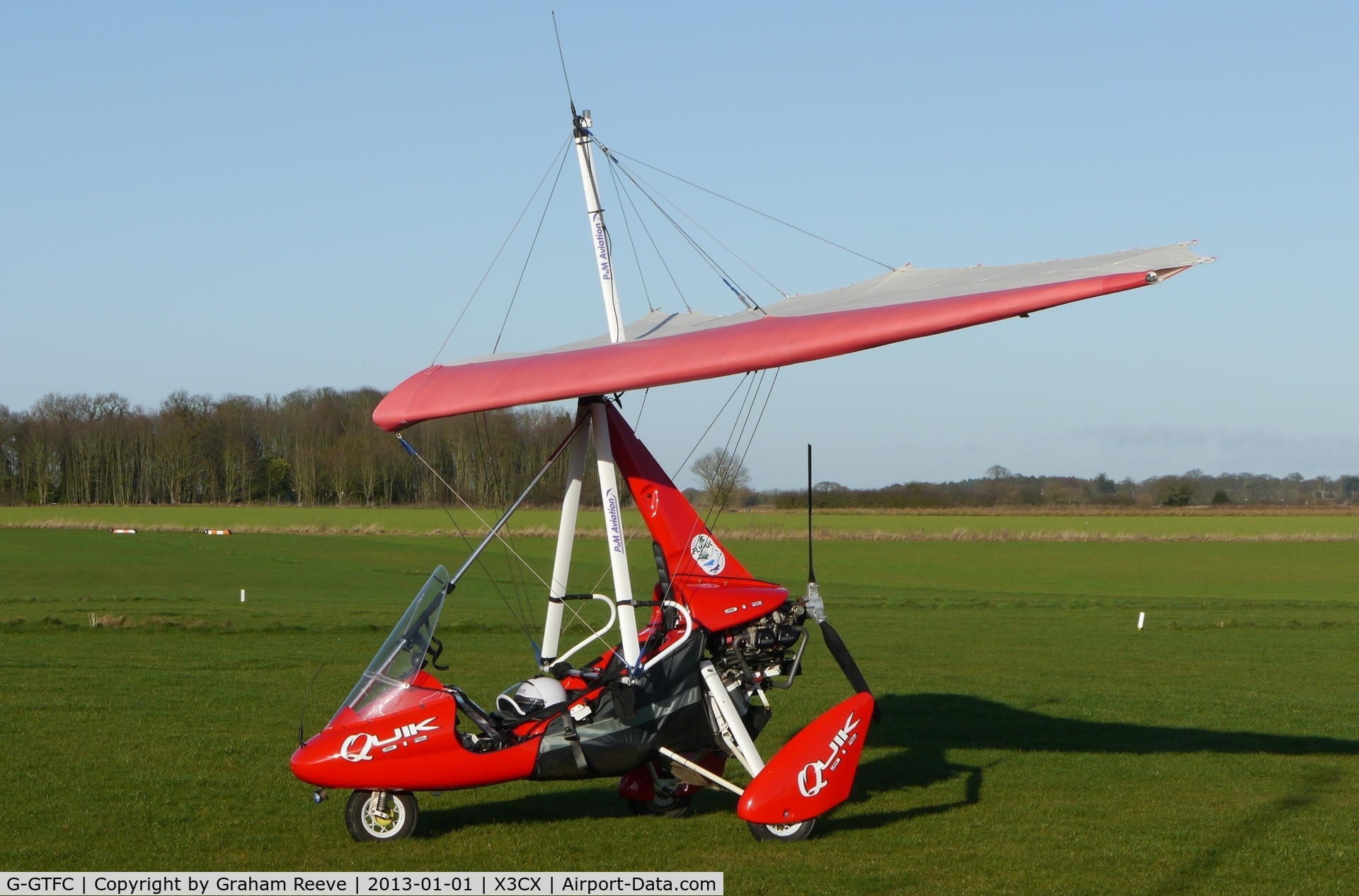 G-GTFC, 2006 P&M Aviation Pegasus Quik C/N 8184, Parked at Northrepps.