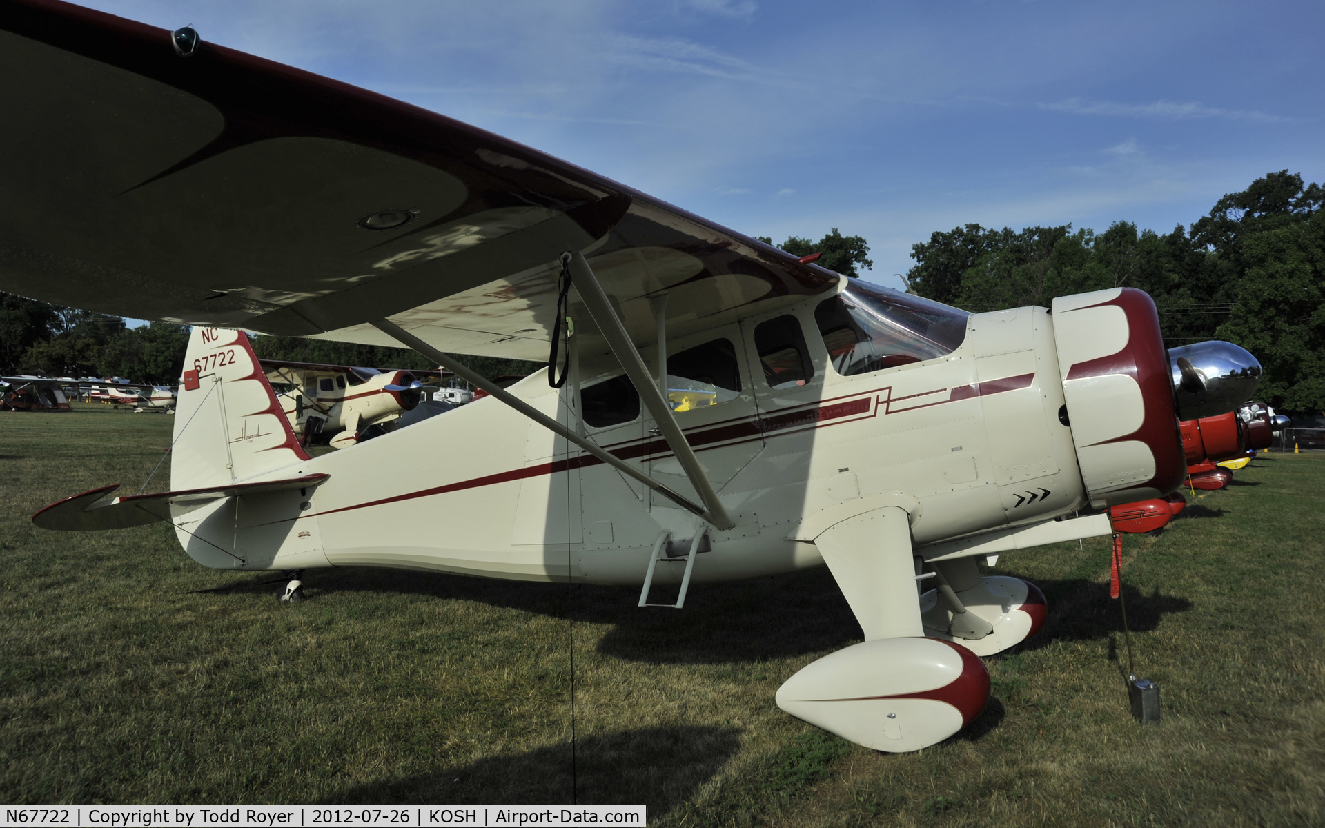 N67722, 1942 Howard Aircraft DGA-15P C/N 560, Airventure 2012