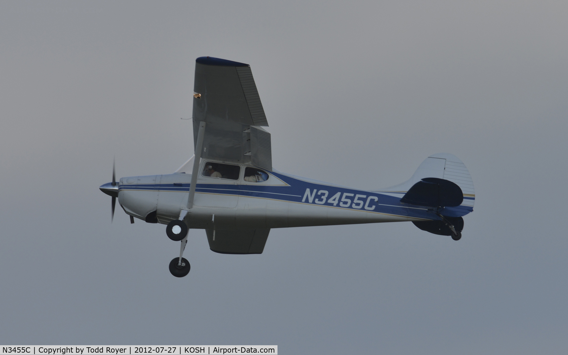N3455C, 1954 Cessna 170B C/N 26498, Airventure 2012