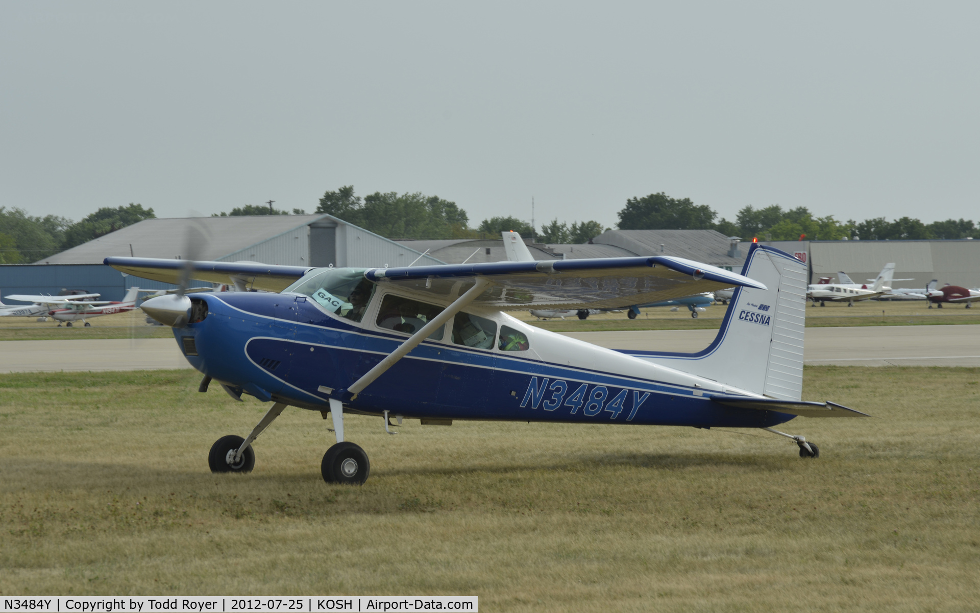 N3484Y, 1968 Cessna 180H Skywagon C/N 18051984, Airventure 2012