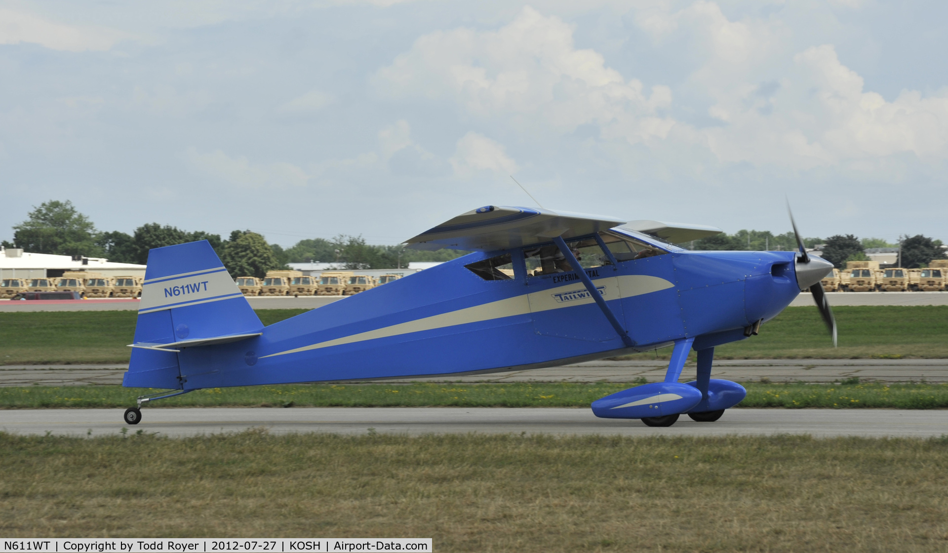N611WT, Wittman W-10 Tailwind C/N 611, Airventure 2012