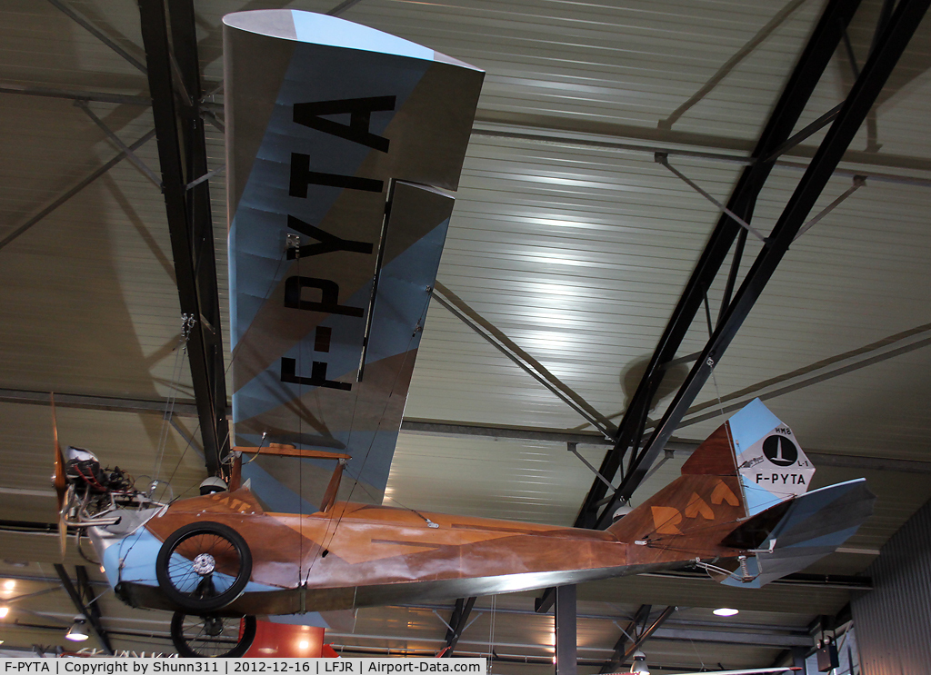 F-PYTA, Mignet HM.8 Avionnette C/N L-1, Preserved inside Angers-Marcé Museum...