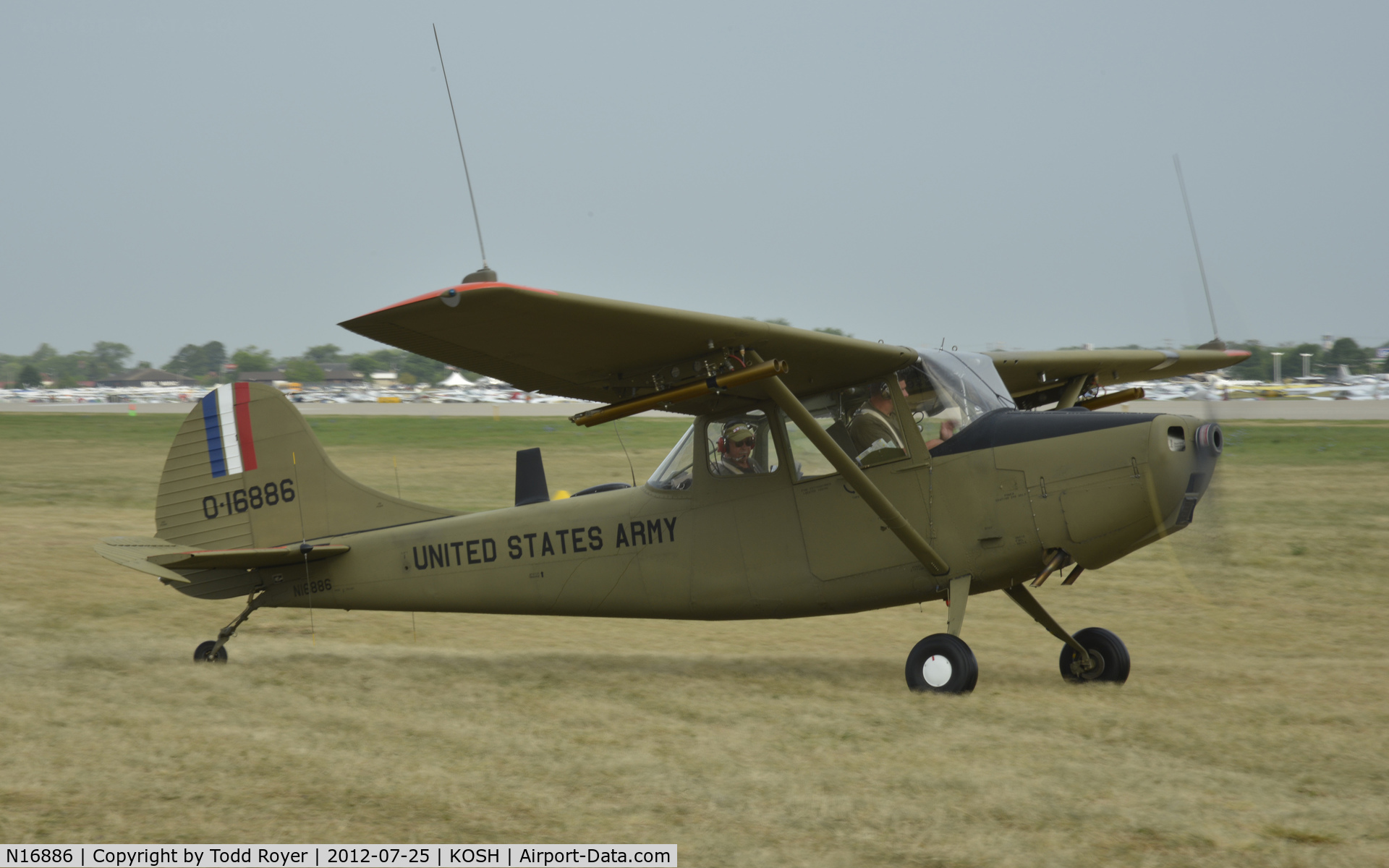 N16886, 1951 Cessna O-1G Bird Dog C/N 22706, Airventure 2012