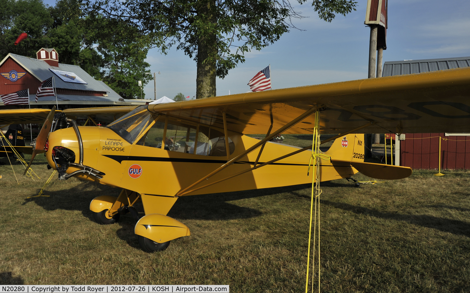 N20280, 1939 Piper J3P C/N 4058, Airventure 2012