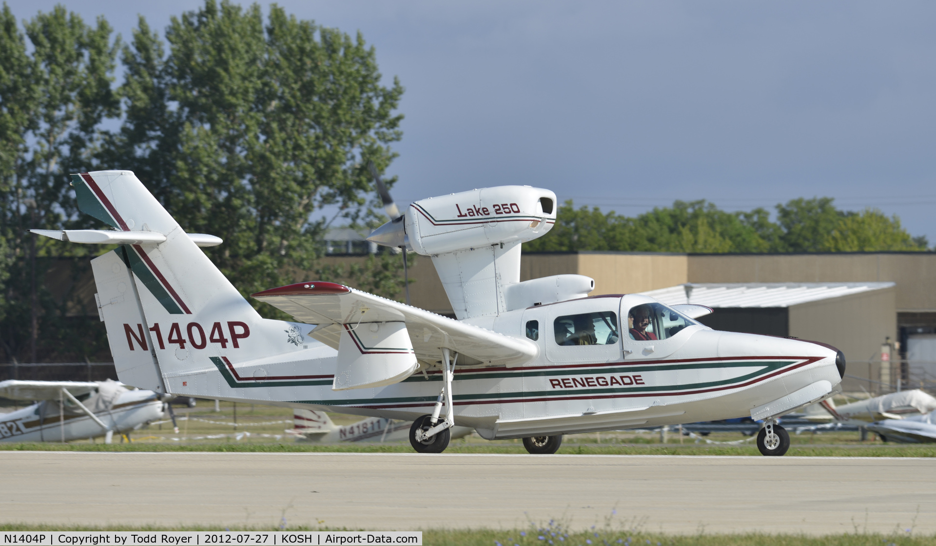 N1404P, 1986 Aerofab Inc Lake LA-250 C/N 42, Airventure 2012
