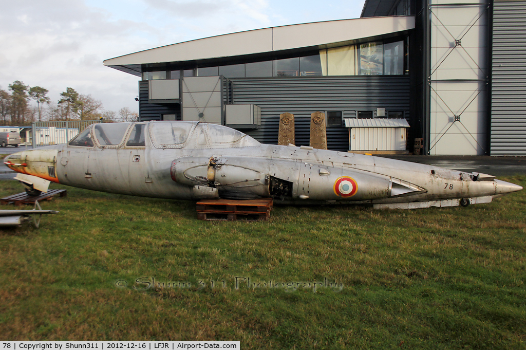 78, 1957 Fouga CM-170R Magister C/N 78, Now stored at Angers-Marcé Museum...