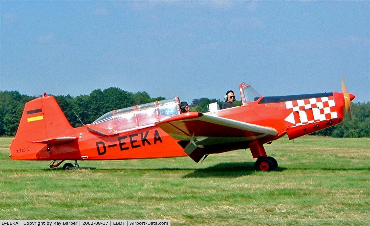 D-EEKA, 1958 Zlin Z-226T Trener 6 C/N 195, Zlin Z.226T Trener 6 [195] Schaffen-Diest~OO 17/08/2002