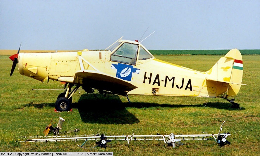 HA-MJA, 1963 Piper PA-25-235 Pawnee C/N 25-2908, Piper PA-25-235 Pawnee [25-2908] Siofok~HA 22/06/1996