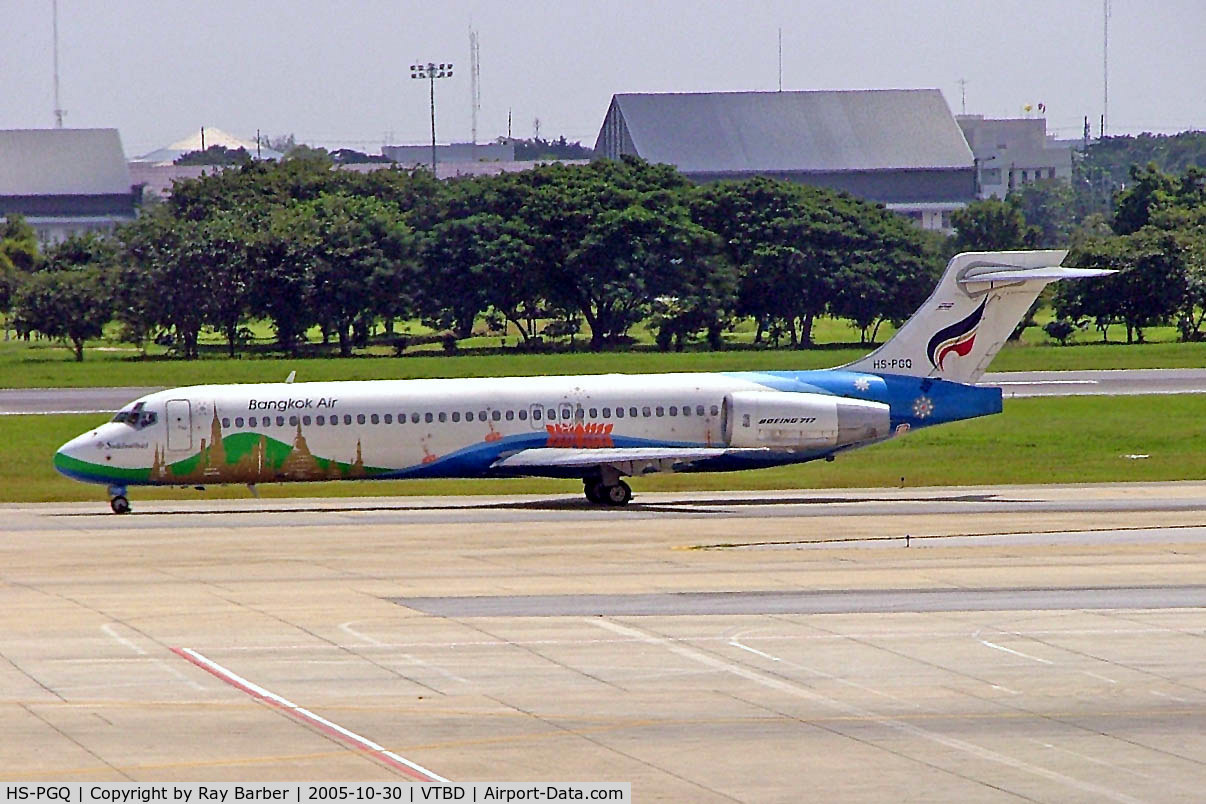 HS-PGQ, 2000 Boeing 717-200 C/N 55081, Boeing 717-231 [55081] (Bangkok Airways) Bankok~HS 30/10/2005.