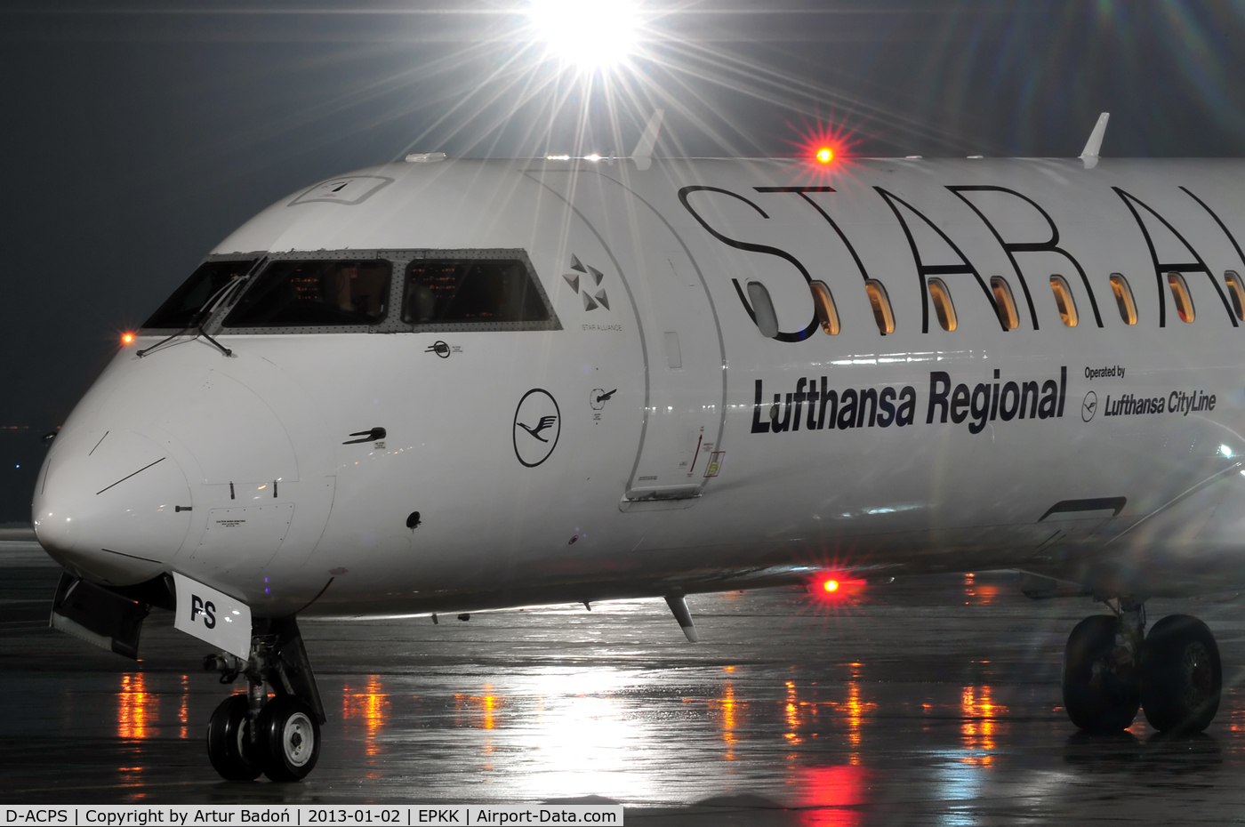 D-ACPS, 2003 Canadair CRJ-700 (CL-600-2C10) Regional Jet C/N 10100, Lufthansa Regional (Star Alliance livery)