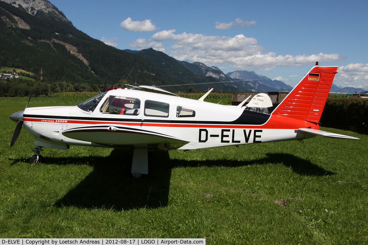D-ELVE, Piper PA-28R-180 Cherokee Arrow C/N 28R-7635327, Piper PA28