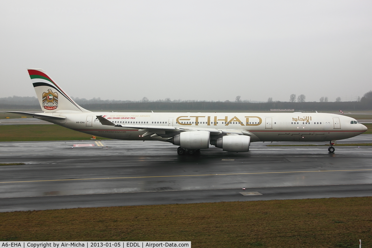 A6-EHA, 2006 Airbus A340-541 C/N 748, Etihad Airways, Airbus A340-541, CN: 0748