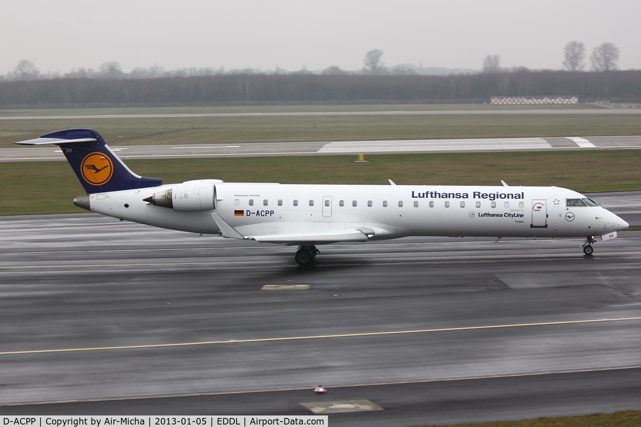 D-ACPP, 2003 Bombardier CRJ-701ER (CL-600-2C10) Regional Jet C/N 10086, Lufthansa CityLine, Name: Torgau