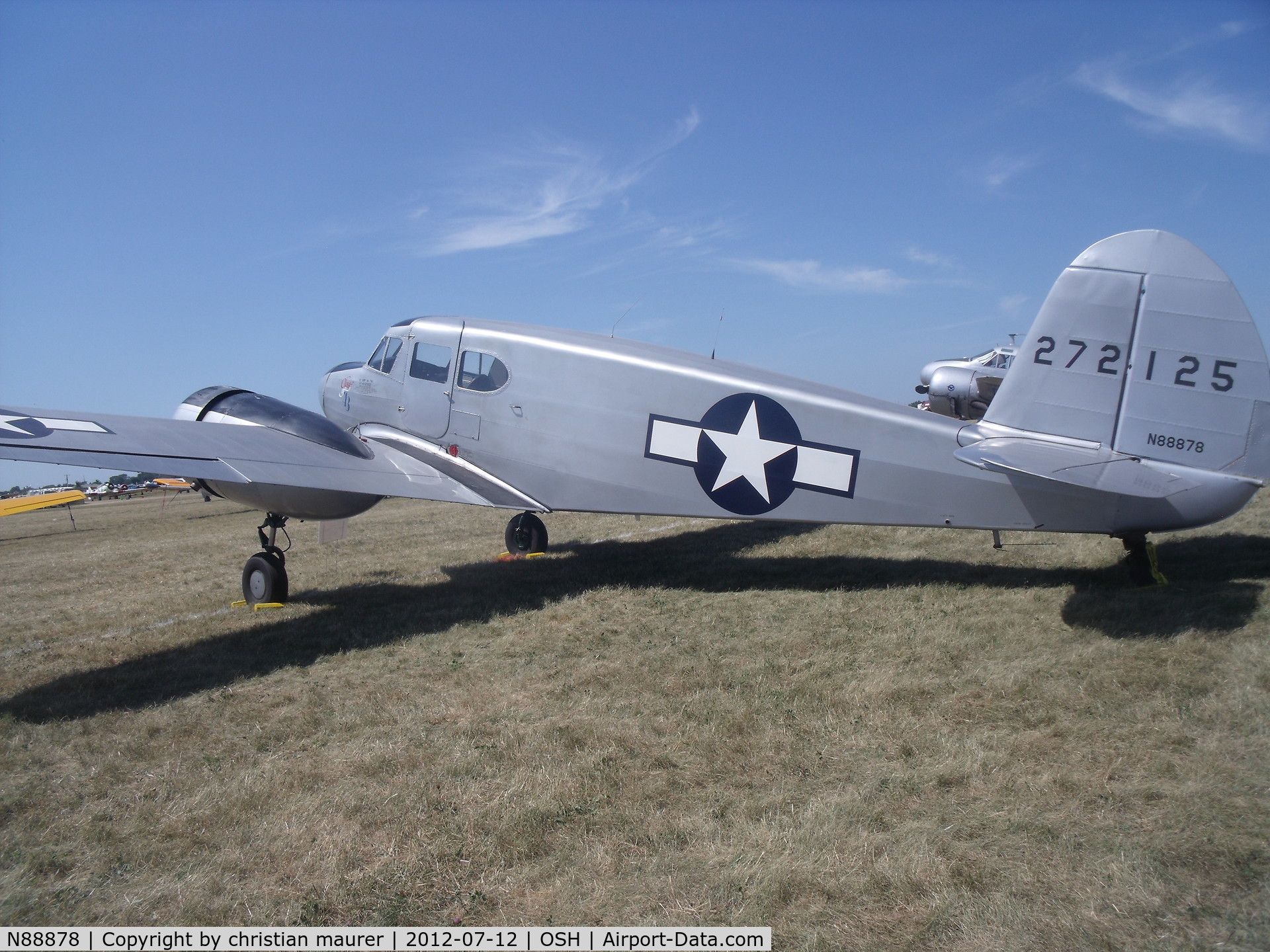 N88878, 1943 Cessna UC-78C (T-50) Bobcat C/N 4121, cessna