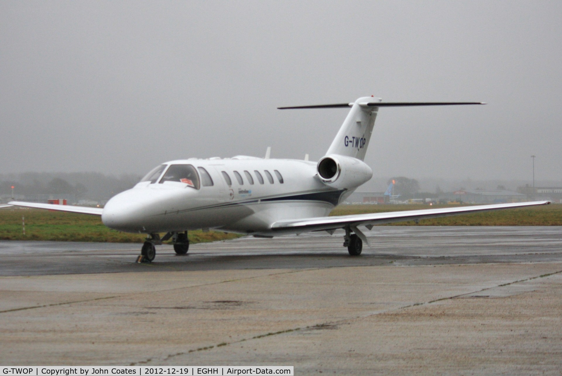 G-TWOP, 2008 Cessna 525A CitationJet CJ2+ C/N 525A-0397, Sits in pouring rain!