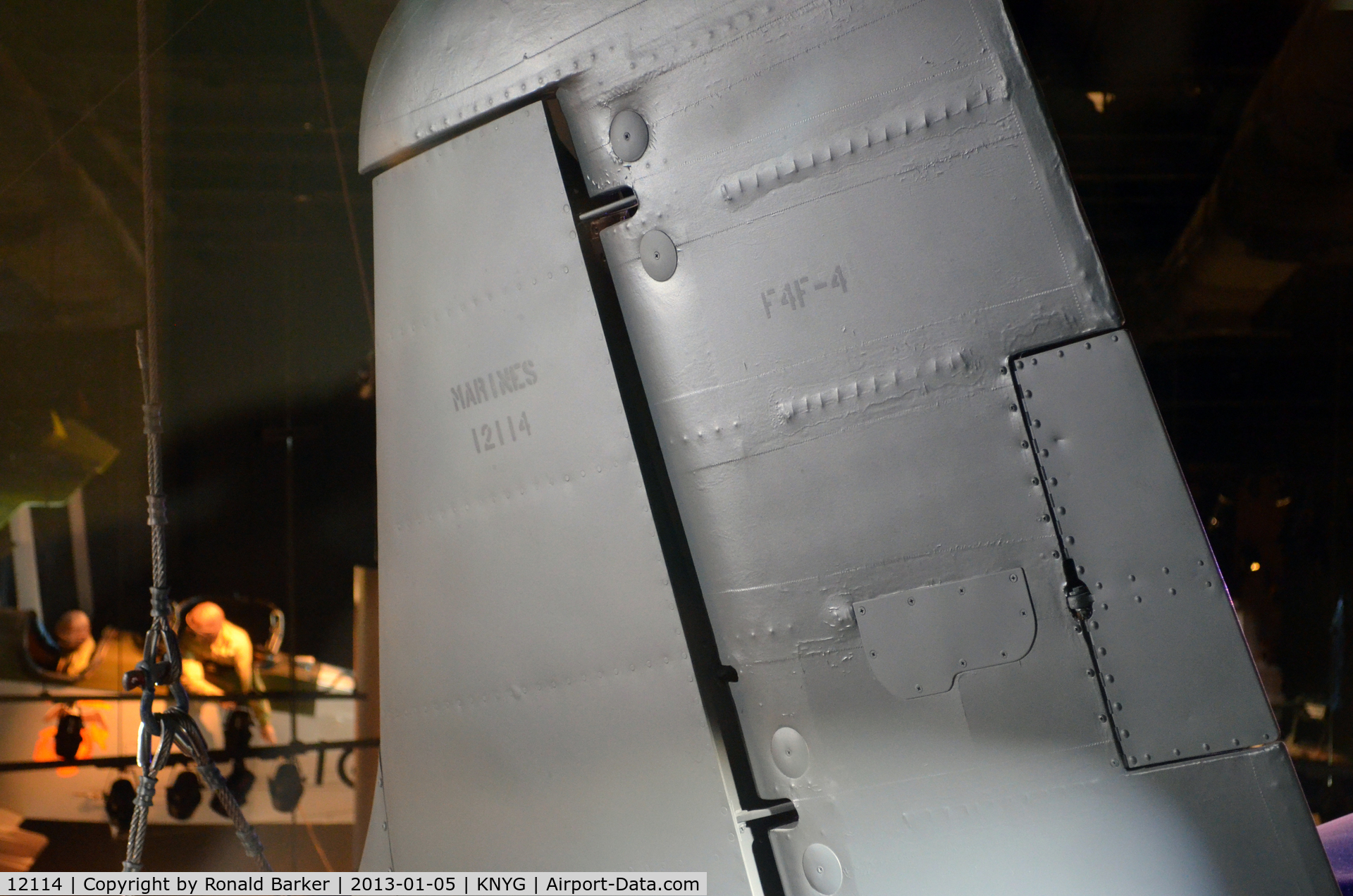 12114, Grumman F4F-4 Martlet IV C/N 3809, USMC Museum