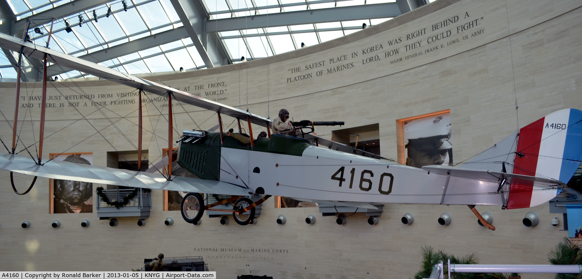 A4160, Curtiss JN-4HG C/N Not found A4160, USMC Museum