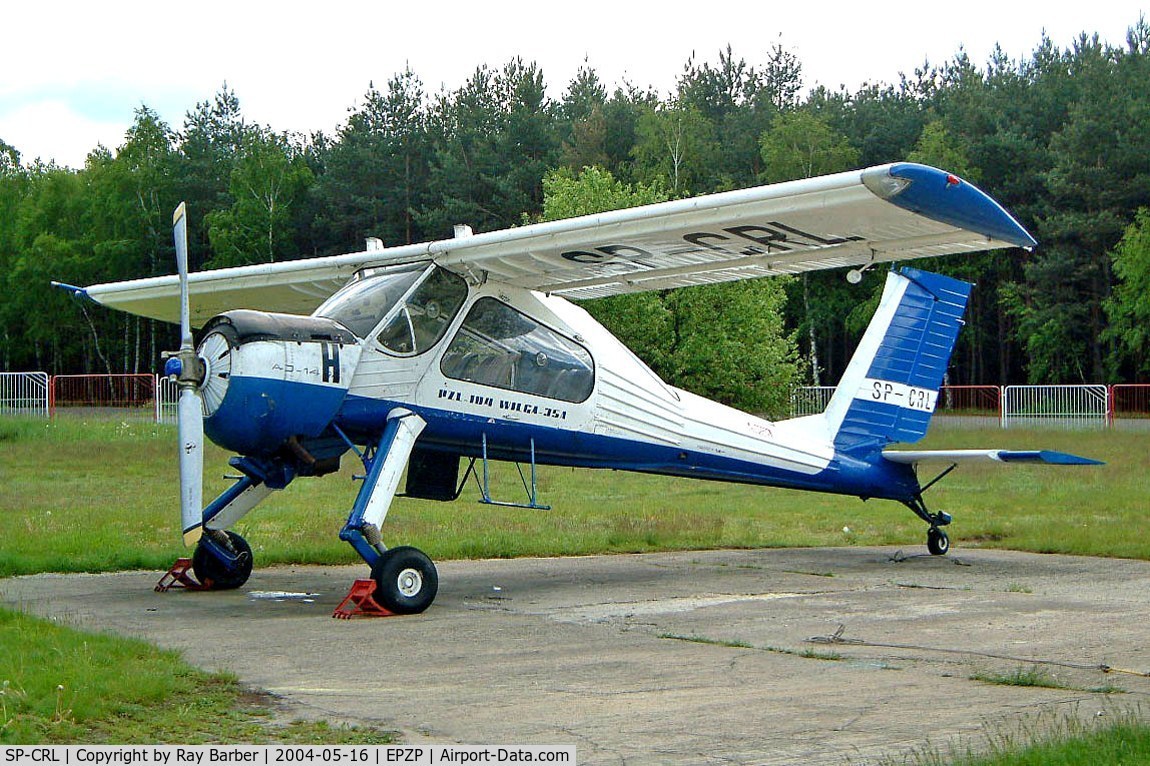 SP-CRL, 1970 PZL-Okecie PZL-104 Wilga 35A C/N 59060, PZL-Okecie 104 Wilga 35A [59060] Zielona Gora~SP 16/05/2004