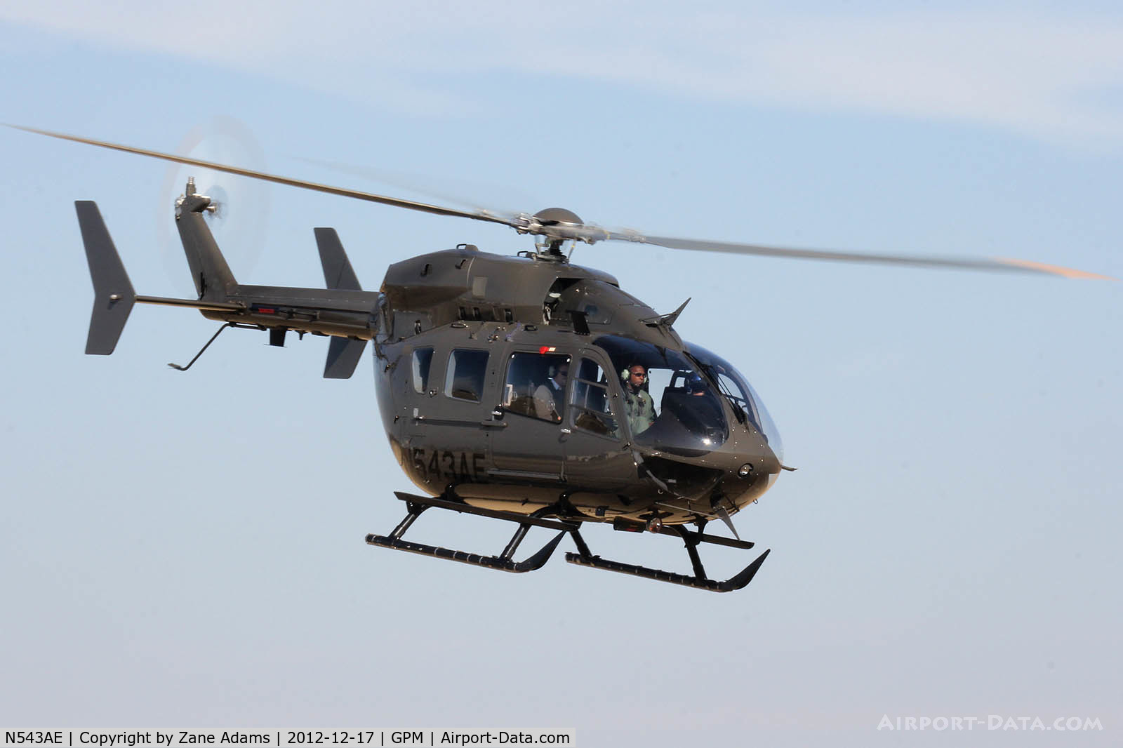 N543AE, Eurocopter-Kawasaki EC-145 (BK-117C-2) C/N 9204, At Grand Prairie Municpal