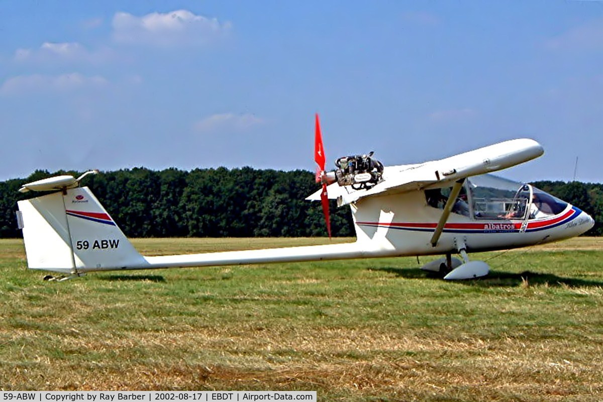 59-ABW, Aviasud AE-209 Albatros C/N 105, Aviasud AE.209 Albatros [105] Schaffen-Diest~OO 17/08/2002