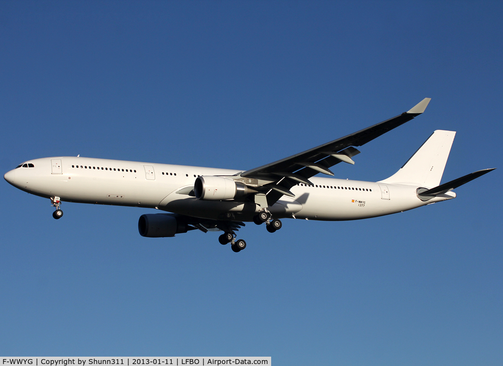 F-WWYG, 2012 Airbus A330-302 C/N 1377, C/n 1377 - For Iberia as EC-LUB