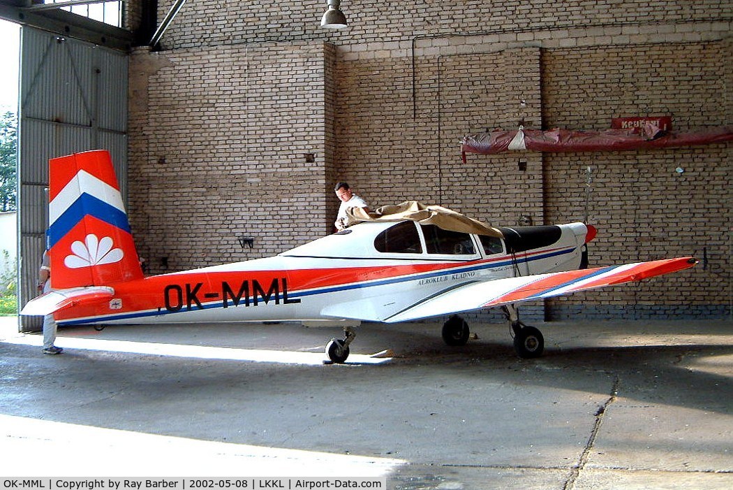 OK-MML, 1957 Orlican L-40 Meta Sokol C/N 150607, Orlican L-40 Meta-Sokol [150607] Kladno~OK 08/05/2002