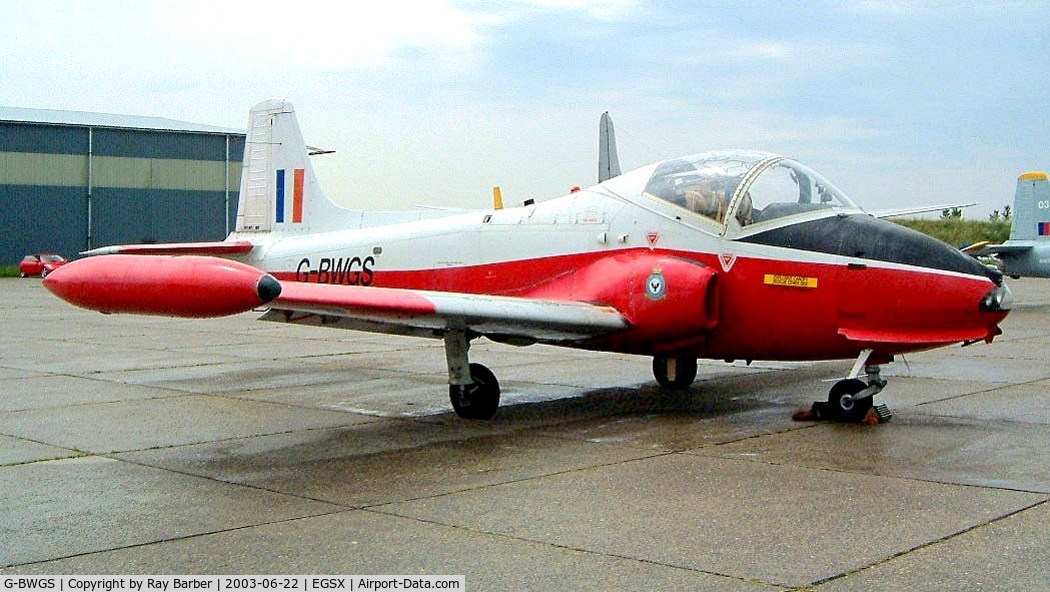 G-BWGS, 1971 BAC 84 Jet Provost T.5A C/N EEP/JP/974, BAC Jet Provost T.5A [EEP/JP/974] North Weald~G 22/06/2003