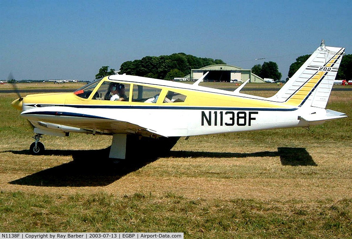 N1138F, 1969 Piper PA-28R-200 Cherokee Arrow C/N 28R-35260, Piper PA-28R-200 Cherokee Arrow [28R-35260] Kemble~G 13/07/2003