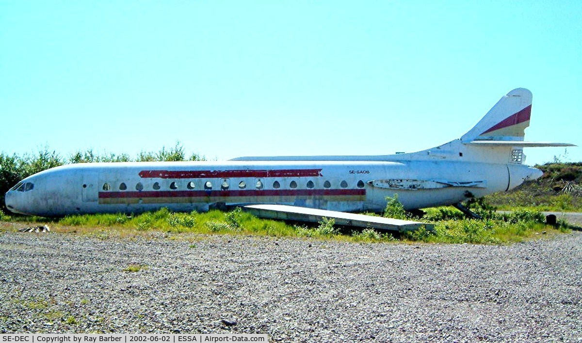 SE-DEC, 1969 Sud Aviation SE-210 Caravelle 10R C/N 263, Sud SE.210 Caravelle 10R [263] (Fire Service) Stockholm-Arlanda~SE 02/06/2002. Marked 