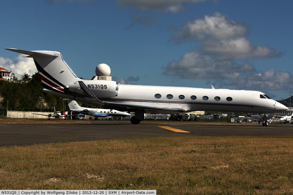 N531QS, 2006 Gulfstream Aerospace GV-SP (G550) C/N 5133, visitor