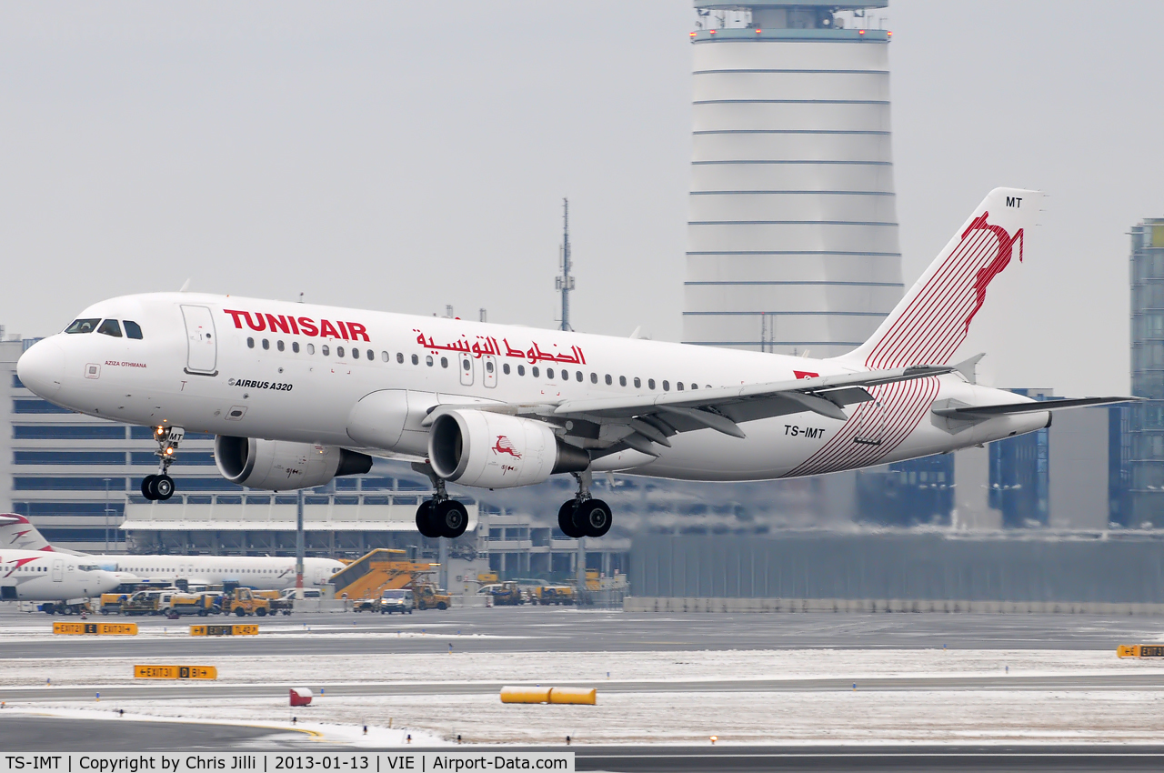TS-IMT, 2012 Airbus A320-214 C/N 5204, Tunisair