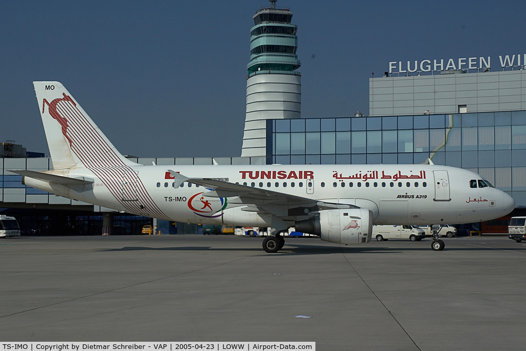 TS-IMO, 2001 Airbus A319-114 C/N 1479, Tunis Air Airbus 319