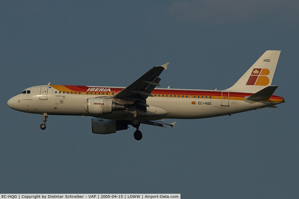 EC-HQG, 2000 Airbus A320-214 C/N 1379, Iberia Airbus 320