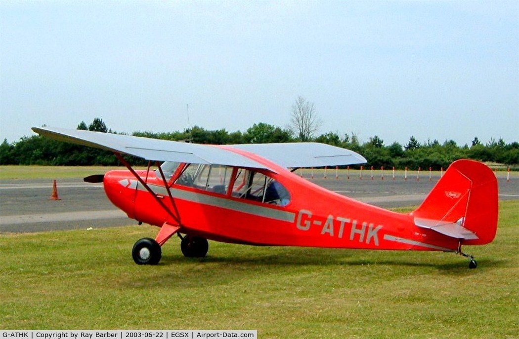 G-ATHK, 1946 Aeronca 7AC Champion C/N 7AC-971, Aeronca 7AC Champion [7AC-971] North Weald~G 22/06/2003