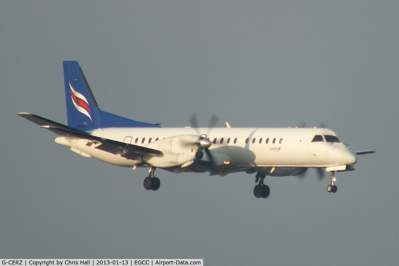 G-CERZ, 1997 Saab 2000 C/N 2000-042, Eastern Airways