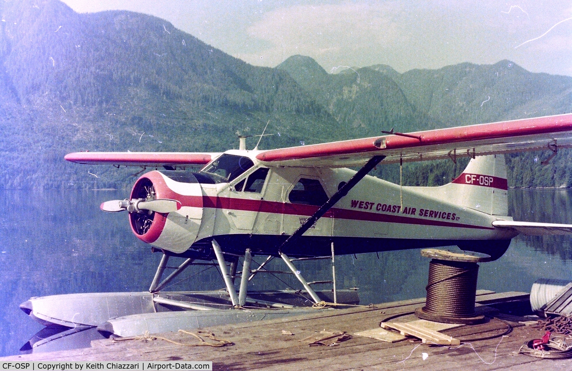 CF-OSP, 1962 De Havilland Canada DHC-2 Beaver C/N 1501, On charter in Howe Sound.