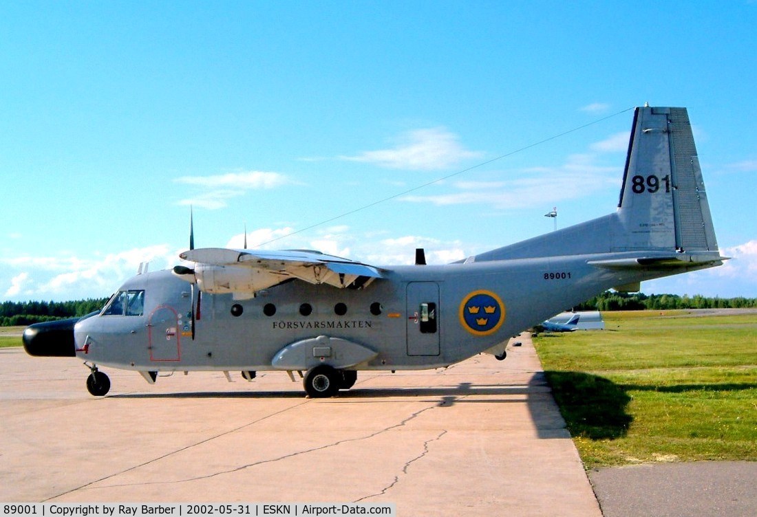 89001, 1978 CASA SH89 Aviocar (C-212-200) C/N CC10-P2-1-139, CASA C-212-100 Aviocar [139] (Swedish Navy) Stockholm-Skavsta~SE 31/05/2002