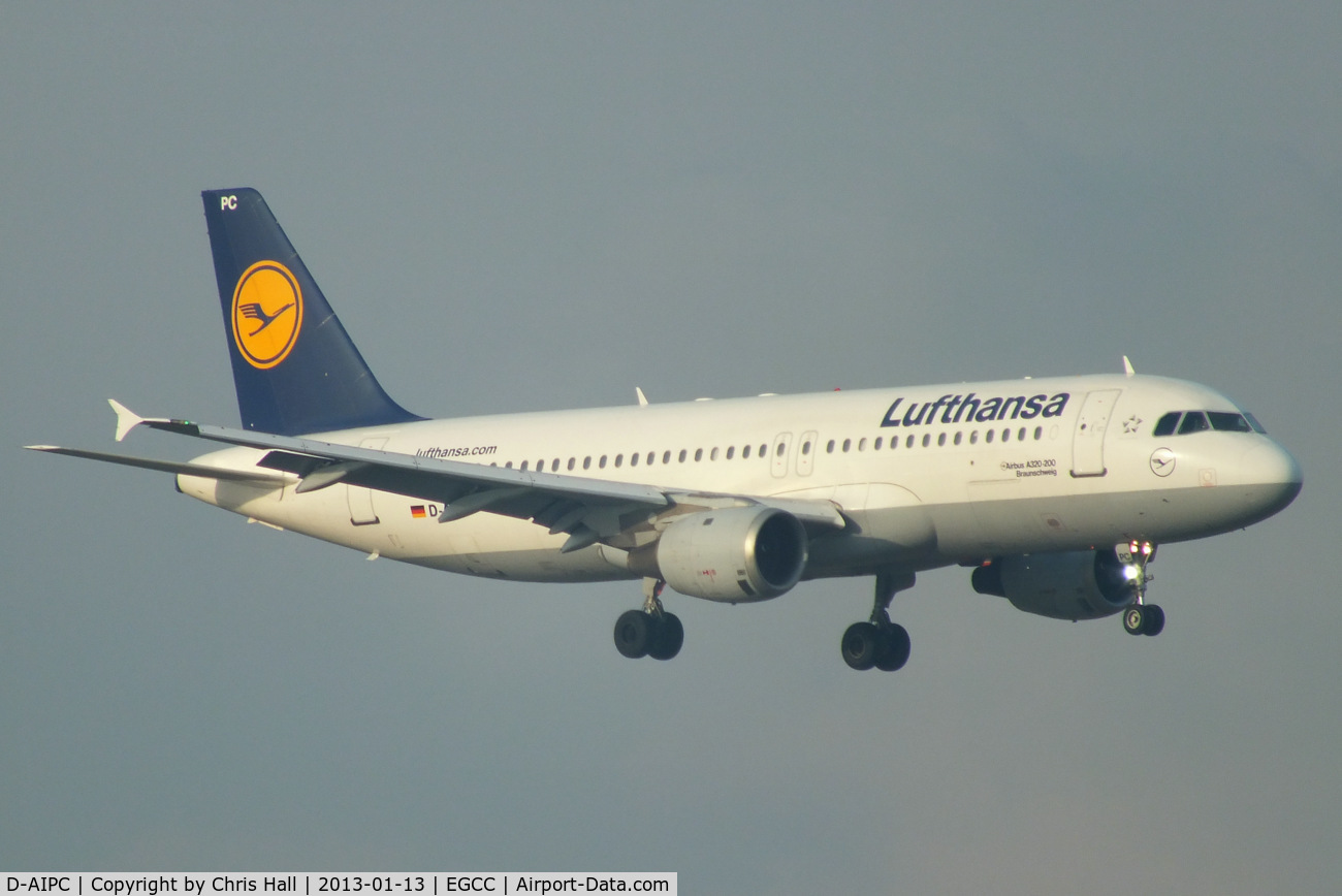 D-AIPC, 1989 Airbus A320-211 C/N 0071, Lufthansa