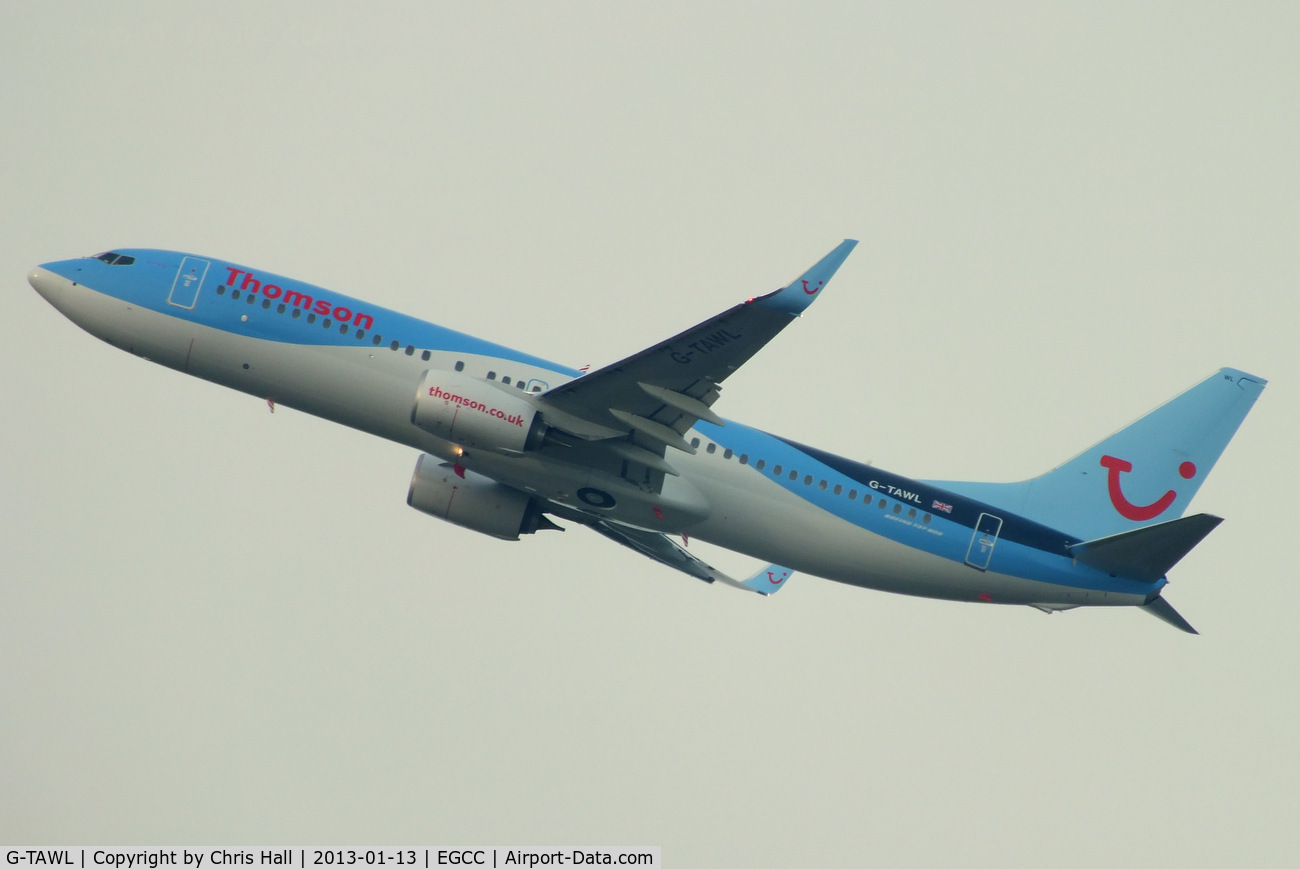 G-TAWL, 2012 Boeing 737-8K5 C/N 37243, Thomson's newest B737 in the new 