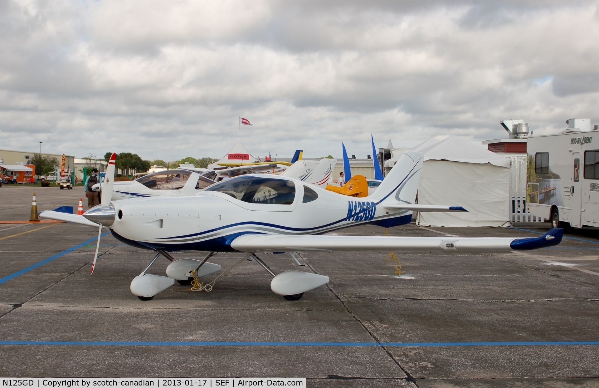N125GD, Arion Lightning LS-1 C/N 105, Arion Aircraft Llc LIGHTNING LS-1, N125GD, at the US Sport Aviation Expo, Sebring Regional Airport, Sebring, FL