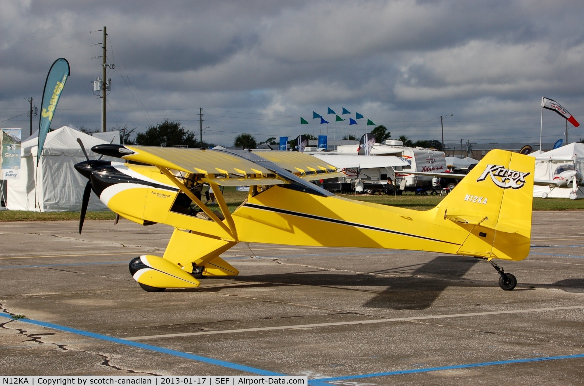 N12KA, 2010 Kitfox Aircraft Super Sport C/N KA0706003, John McBean Kitfox Super Sport, N12KA, at the US Sport Aviation Expo, Sebring Regional Airport, Sebring, FL