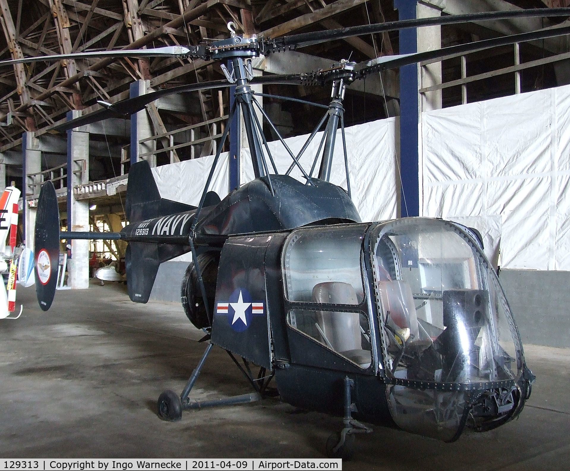 129313, Kaman HTK-1/TH-43A C/N 4-22, Kaman TH-43E (HTK-1) at the Tillamook Air Museum, Tillamook OR