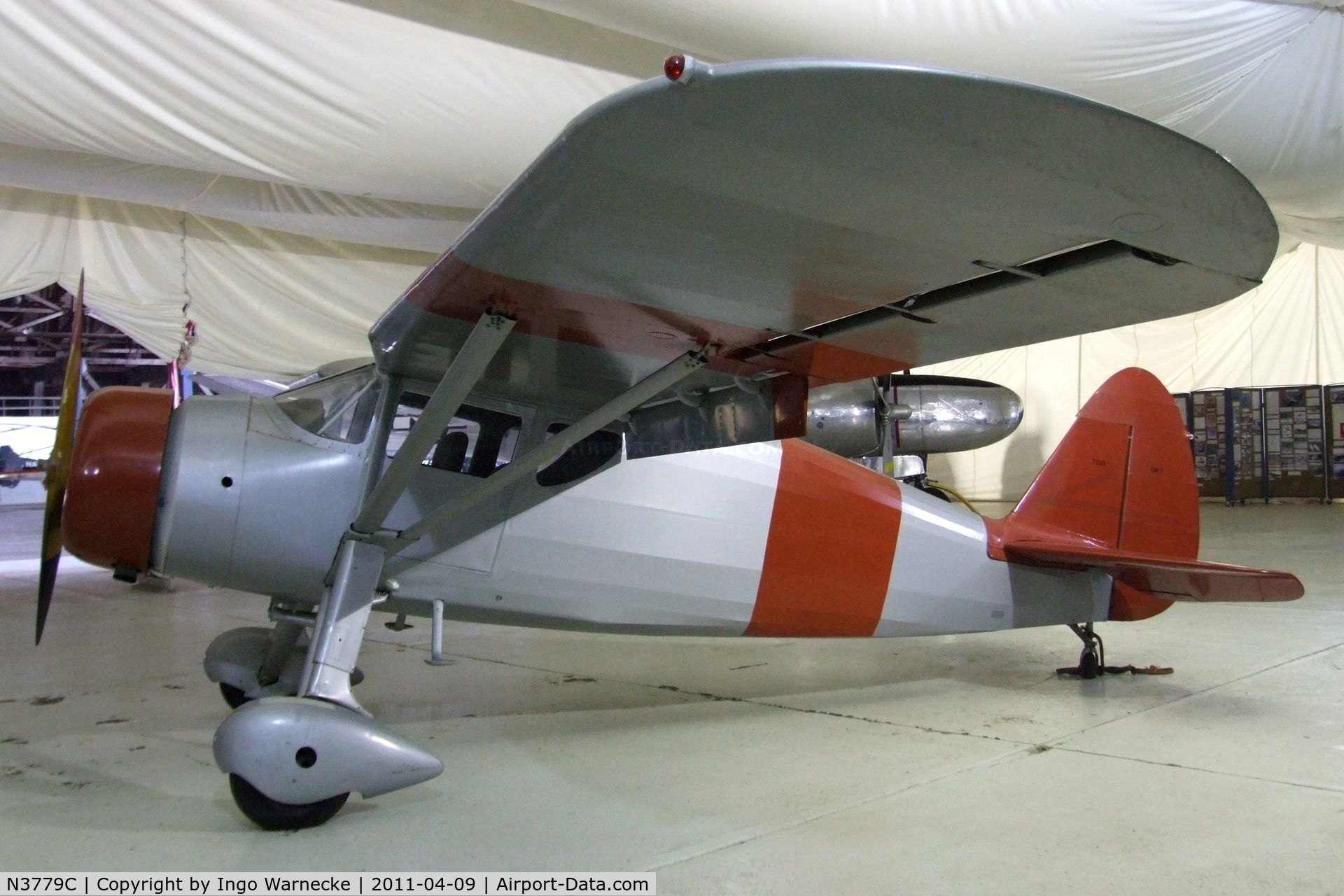 N3779C, 1940 Fairchild 24W-40 C/N W40-171, Fairchild 24W-40 at the Tillamook Air Museum, Tillamook OR
