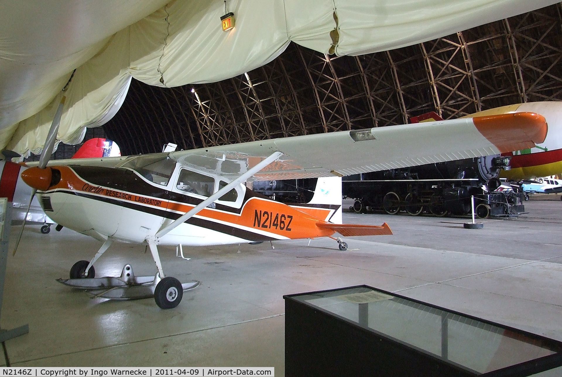 N2146Z, 1963 Cessna 180F C/N 18051246, Cessna 180F Skywagon at the Tillamook Air Museum, Tillamook OR