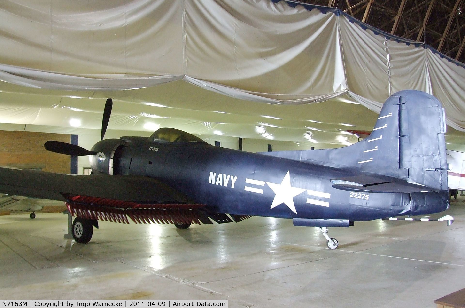 N7163M, Martin AM-1 Mauler C/N 22275, Martin AM-1 Mauler at the Tillamook Air Museum, Tillamook OR