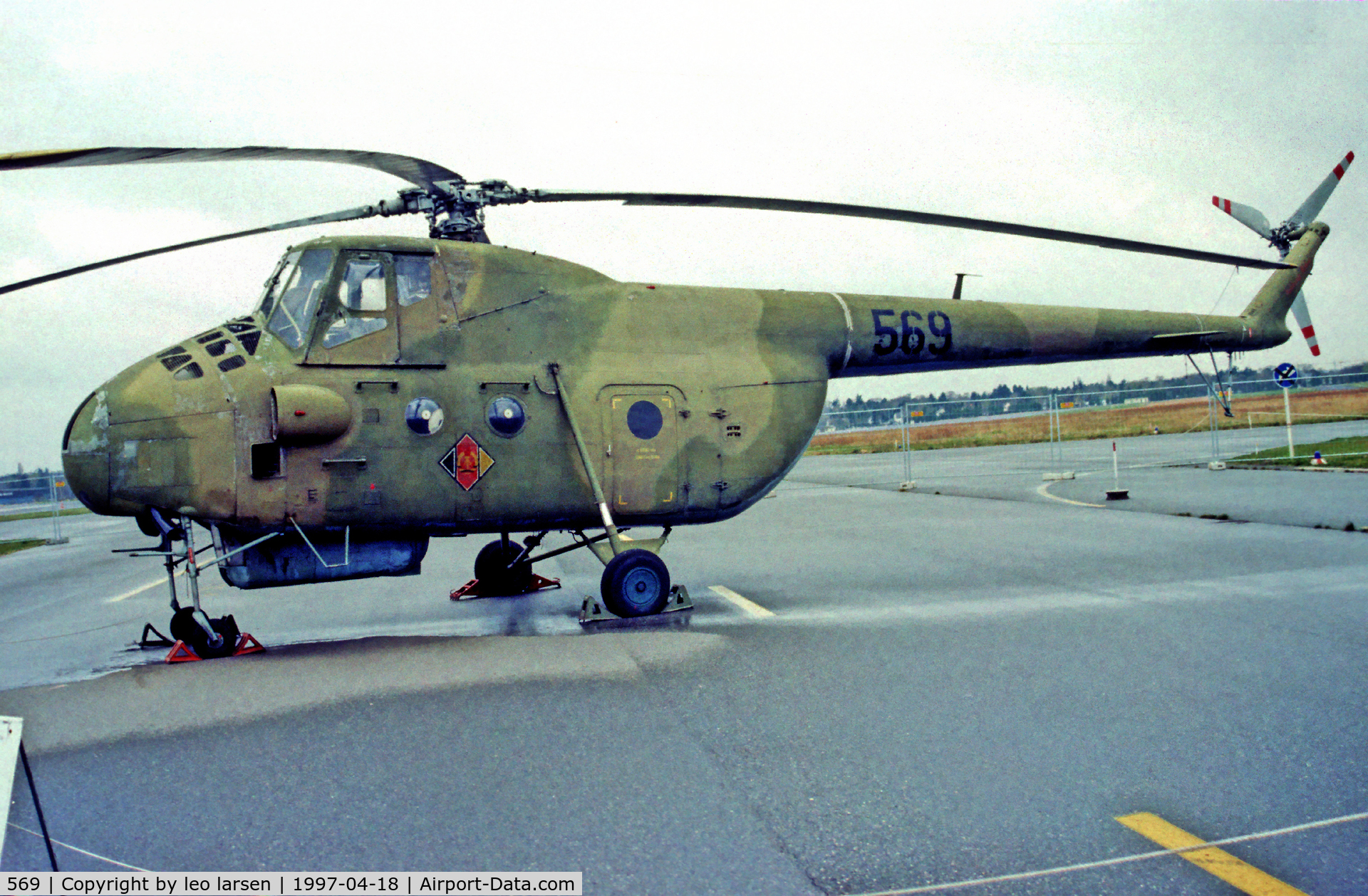 569, 1963 Mil Mi-4A Hound C/N 13146, Luftwaffe Museum Gatow 18.4.97