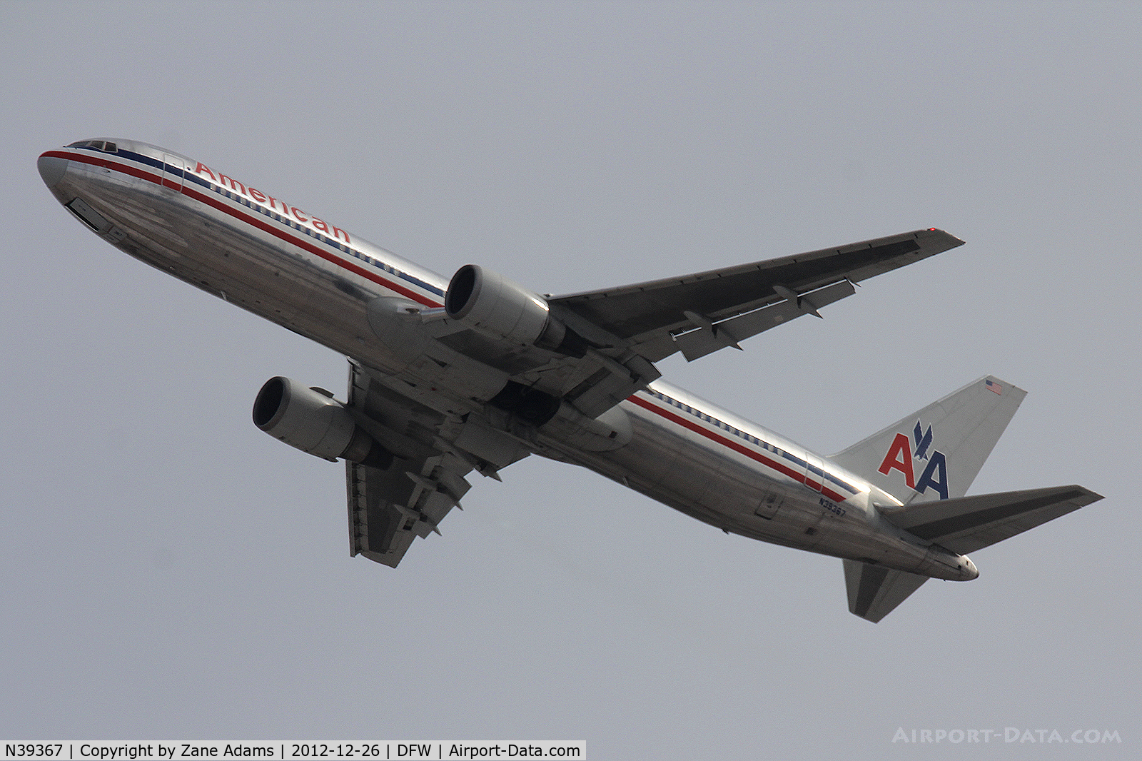 N39367, 1991 Boeing 767-323 C/N 25194, American Airlines at DFW Airport.