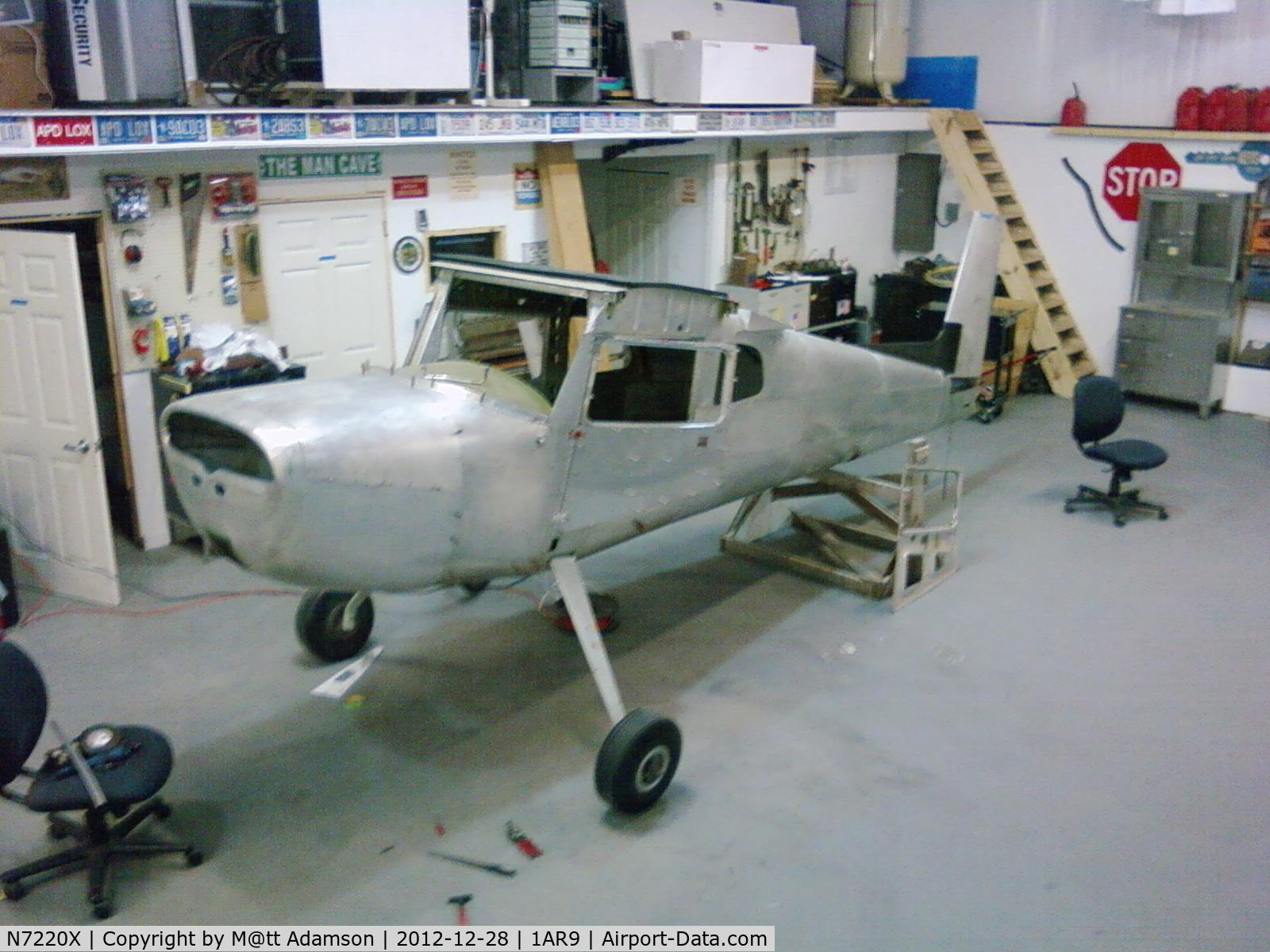 N7220X, 1961 Cessna 150A C/N 15059320, Under restoration. David Lowe T/W conversion.