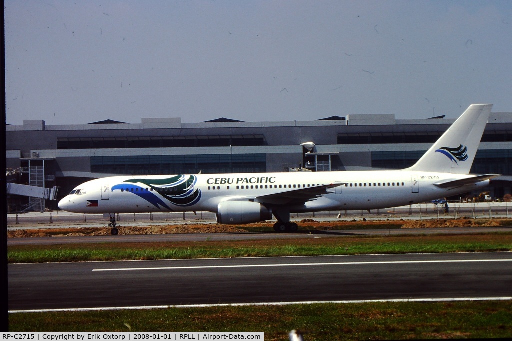 RP-C2715, 1989 Boeing 757-236 C/N 24371, By Erik Oxtorp in MNL JUN02