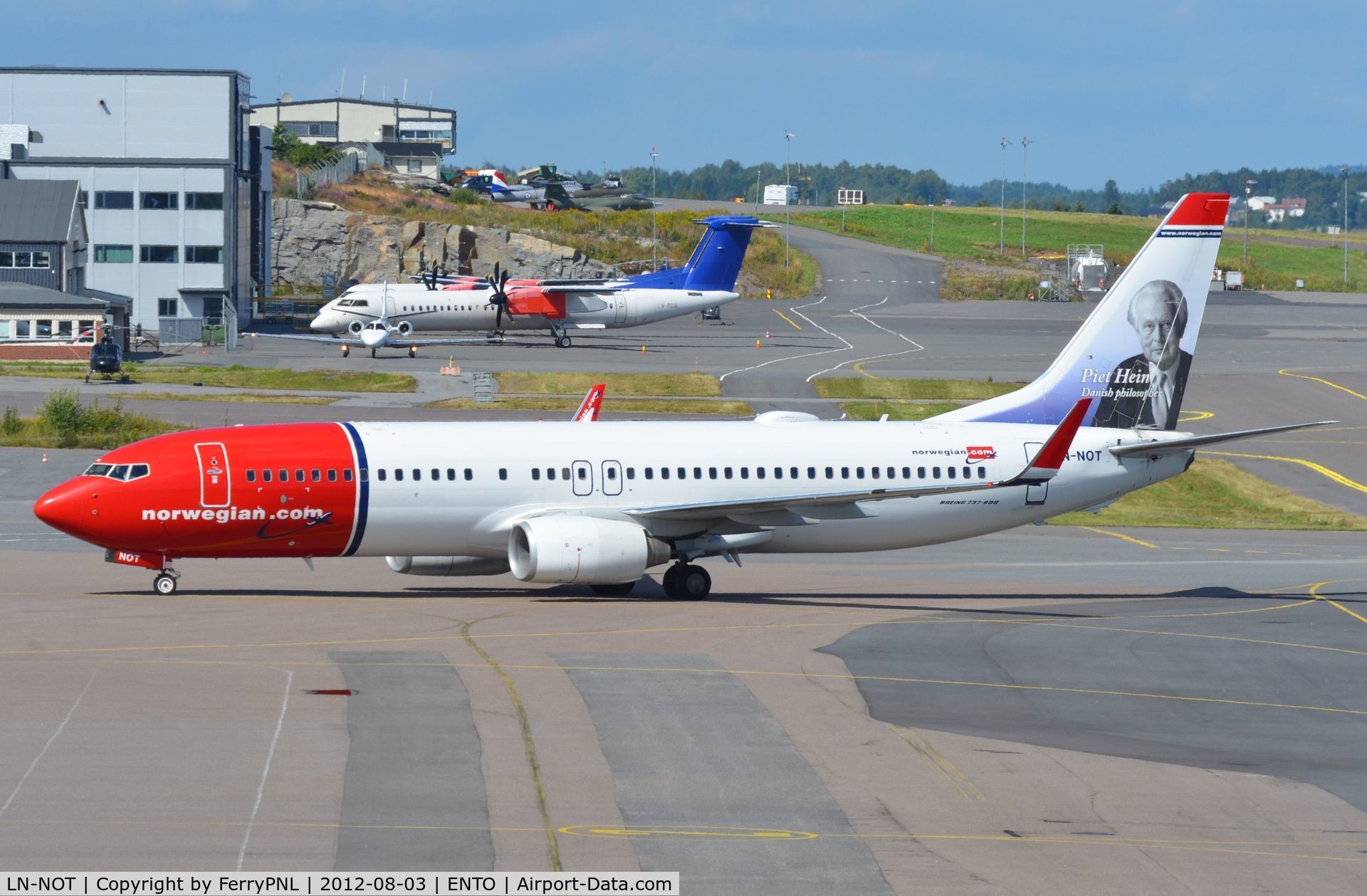LN-NOT, 2010 Boeing 737-8JP C/N 37816, LN-NOT just arrived in Sandefjord Torp